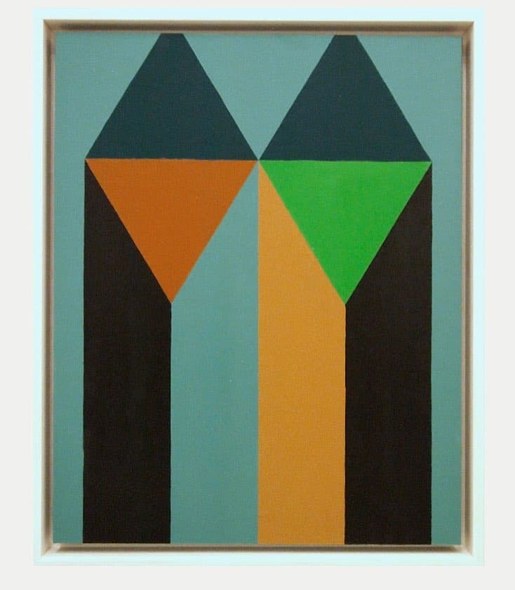 form, 2012. Oil on board. 53x42cm. painting by John Fitzsimons