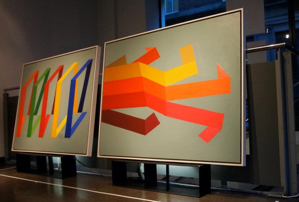 Exhibition Shot 2011, 2011. painting by John Fitzsimons