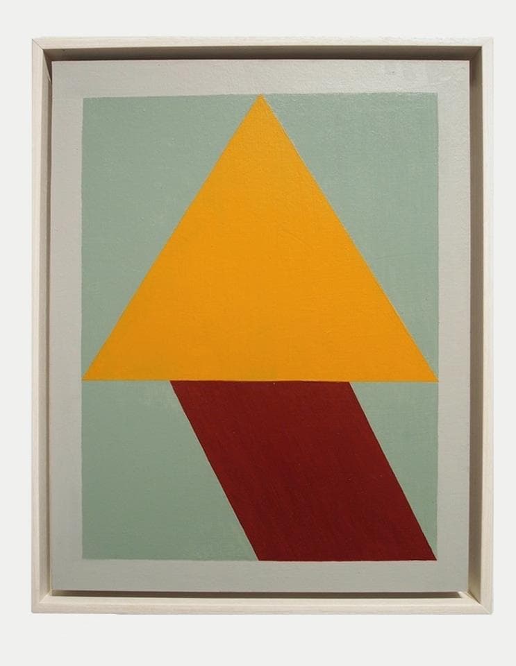 Pyramid, 2012. oil on board. 53x45cm. painting by John Fitzsimons