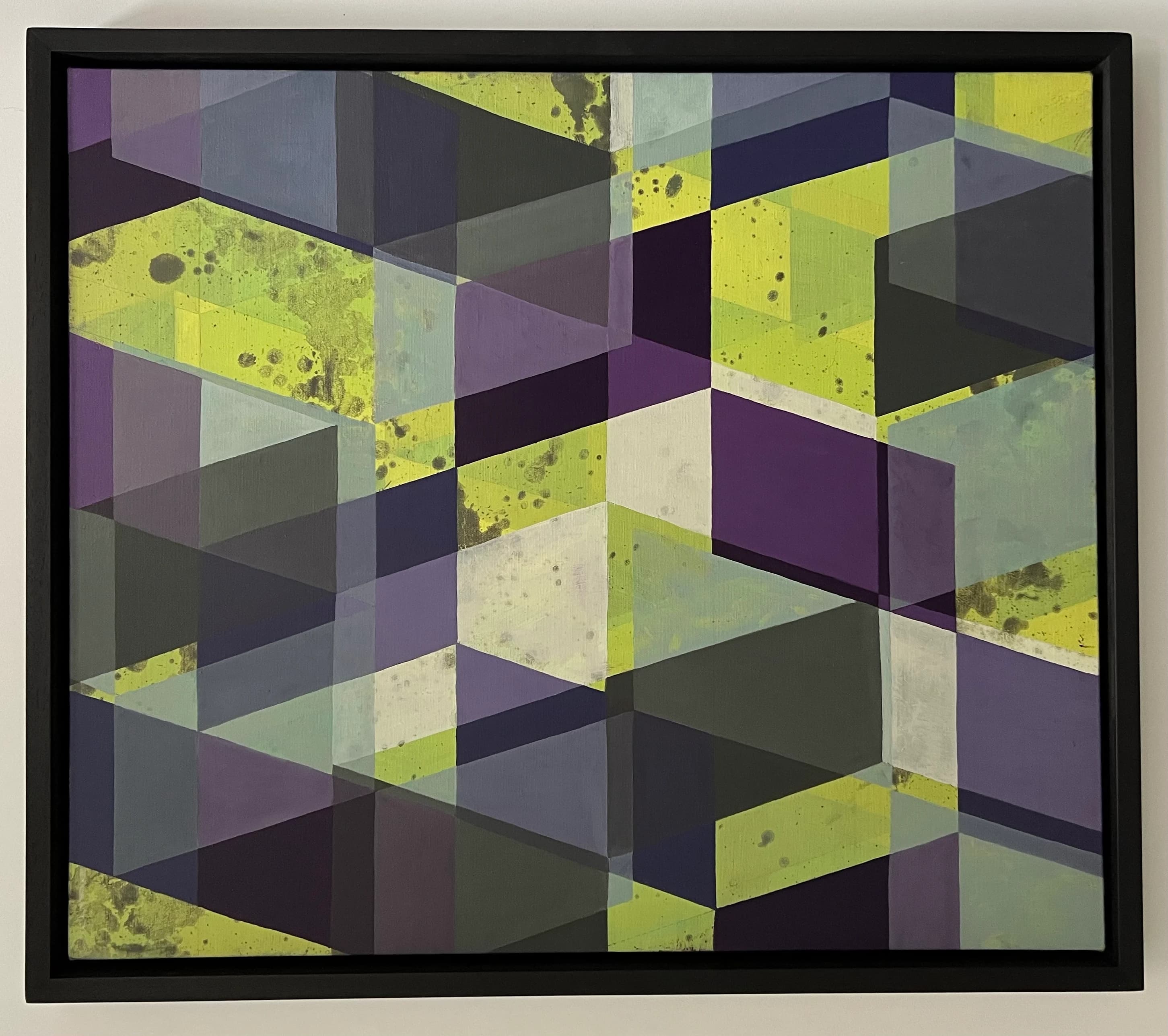 Carbon Dioxide, 2024. Oil and pigment on linen. 70x80. painting by John Fitzsimons