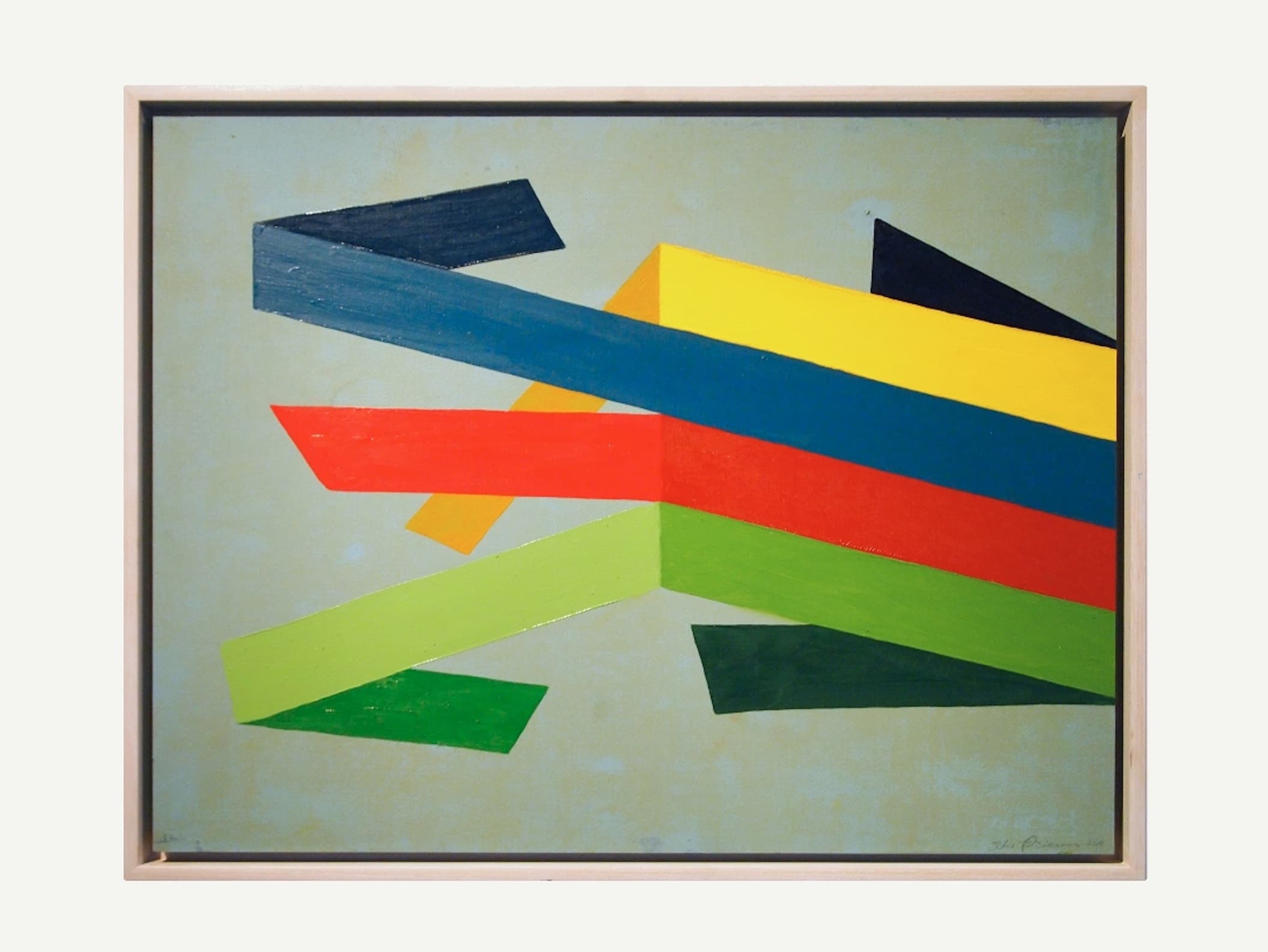 Block, 2011. Oil on board. 72x55cm. painting by John Fitzsimons