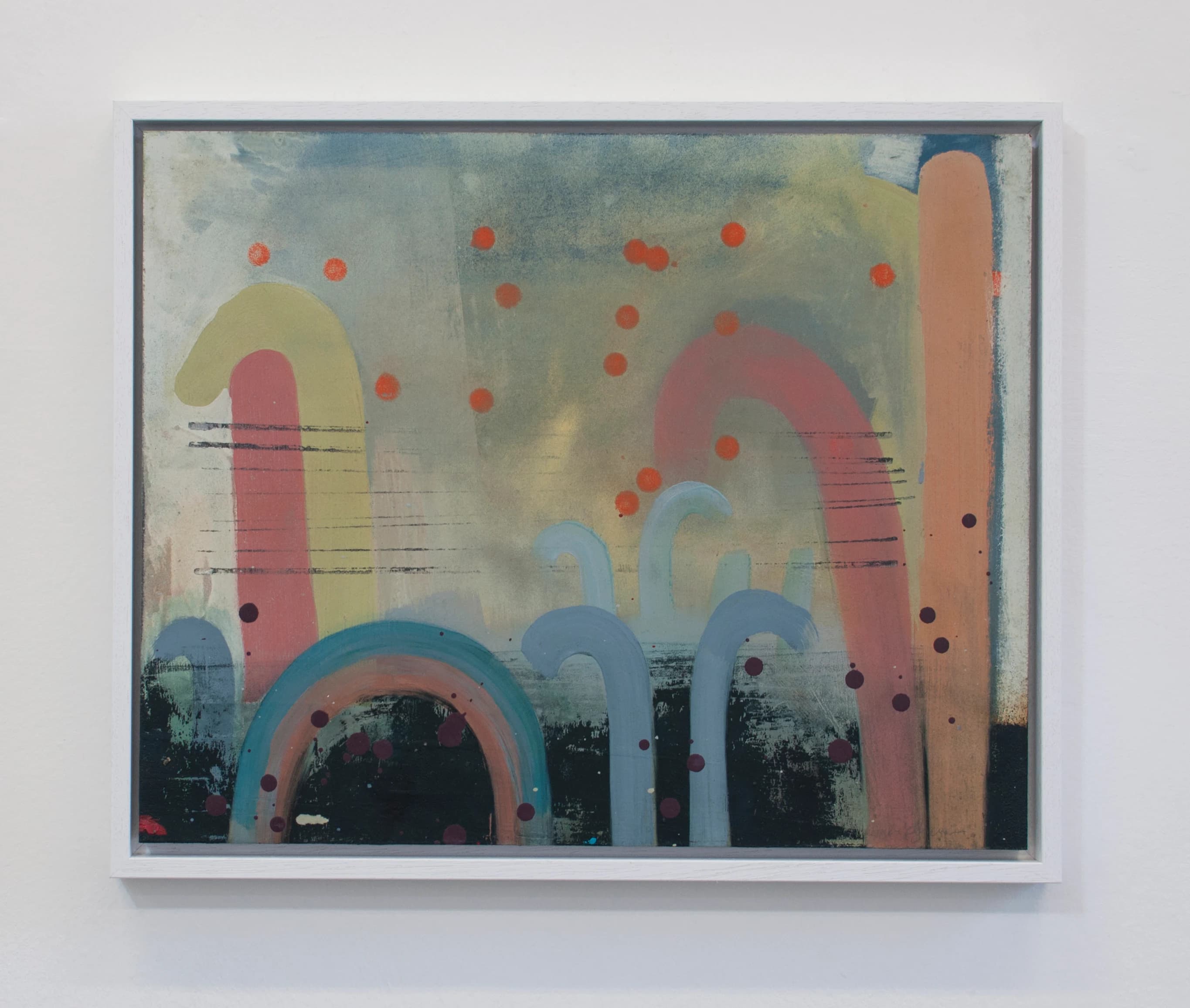 Acid Reign, 2017. Oil on Board. 53x42cm. painting by John Fitzsimons