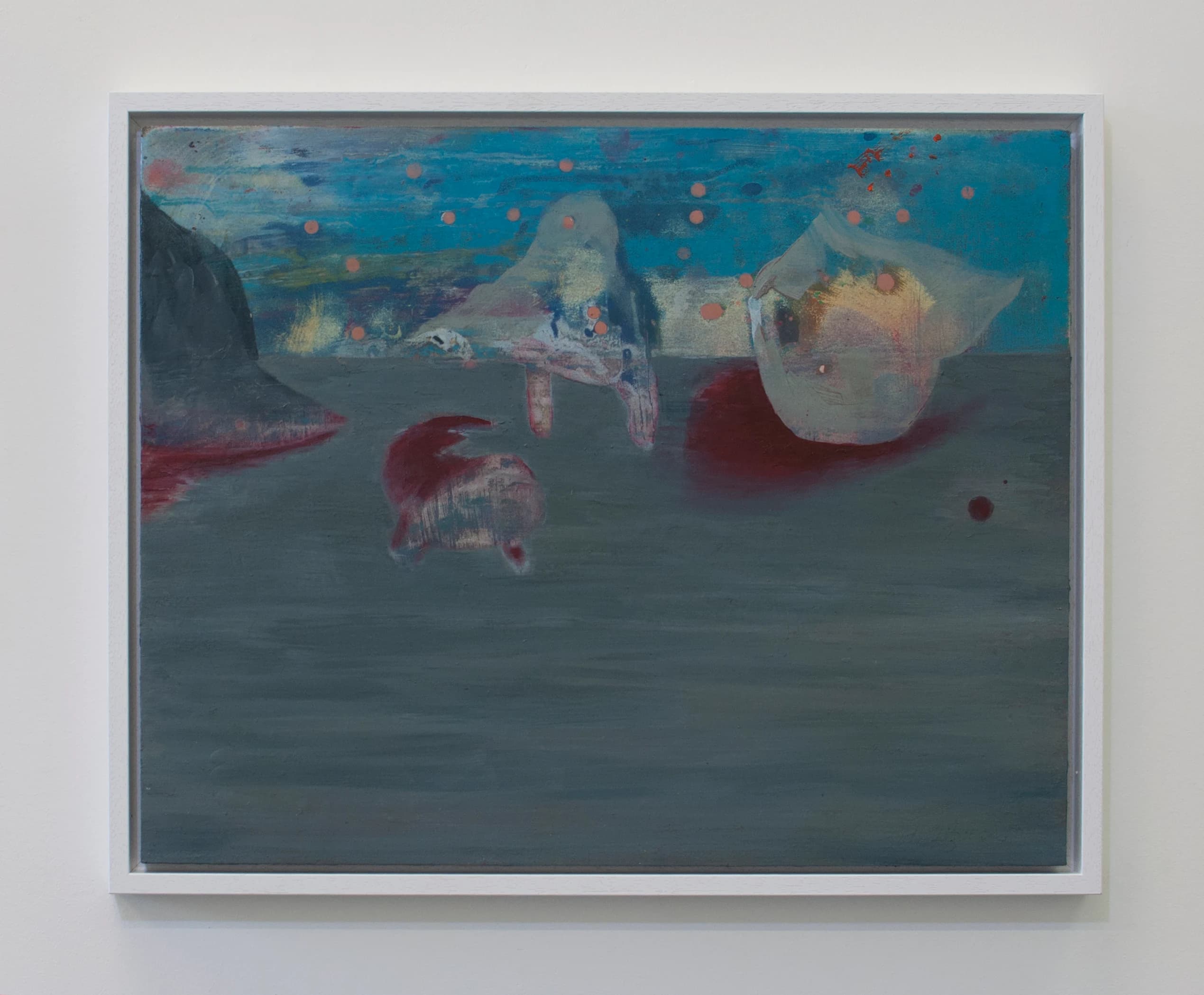 Dead Sea, 2017. Oil on Board. 53x42cm. painting by John Fitzsimons