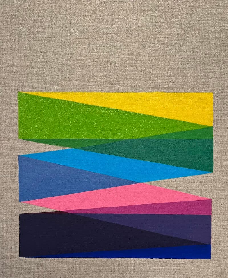 Gravity of Time, 2023. Oil on linen. 50x60cm. painting by John Fitzsimons