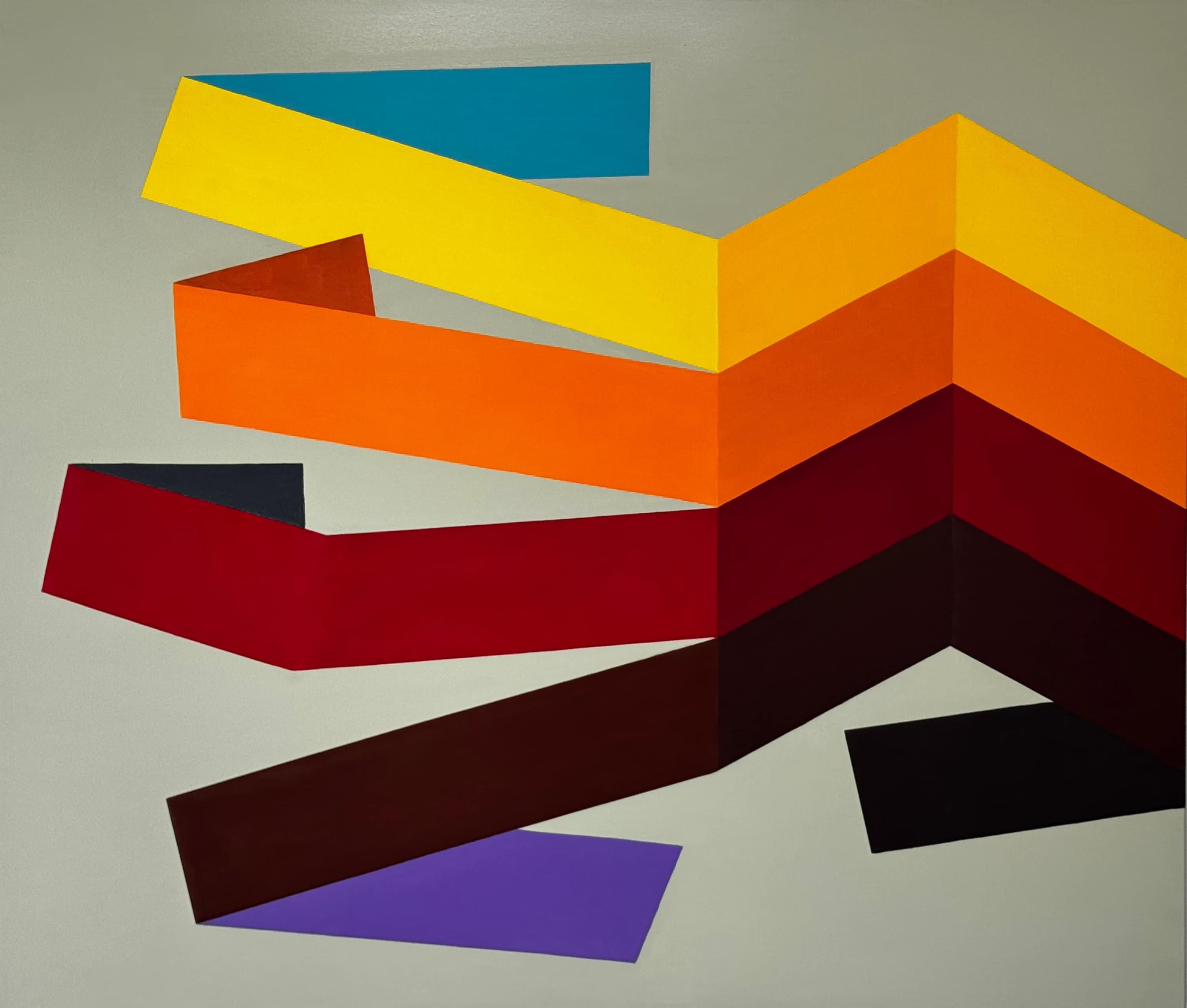 Grasp, 2026. Oil on linen. 92cm(h) x 107cm(w). painting by John Fitzsimons