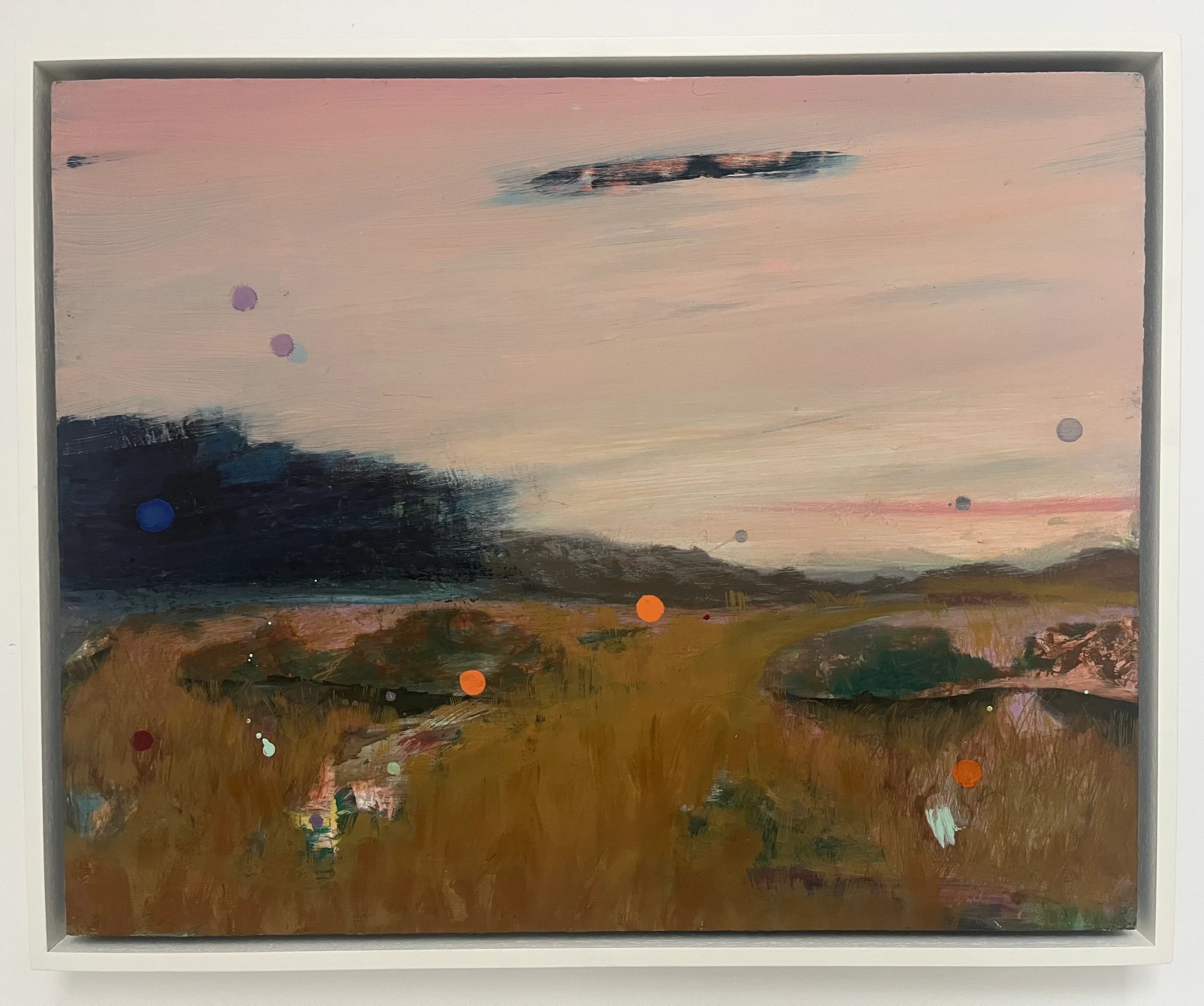 Landscape v, 2020. Oil on board. 53x42cm. painting by John Fitzsimons