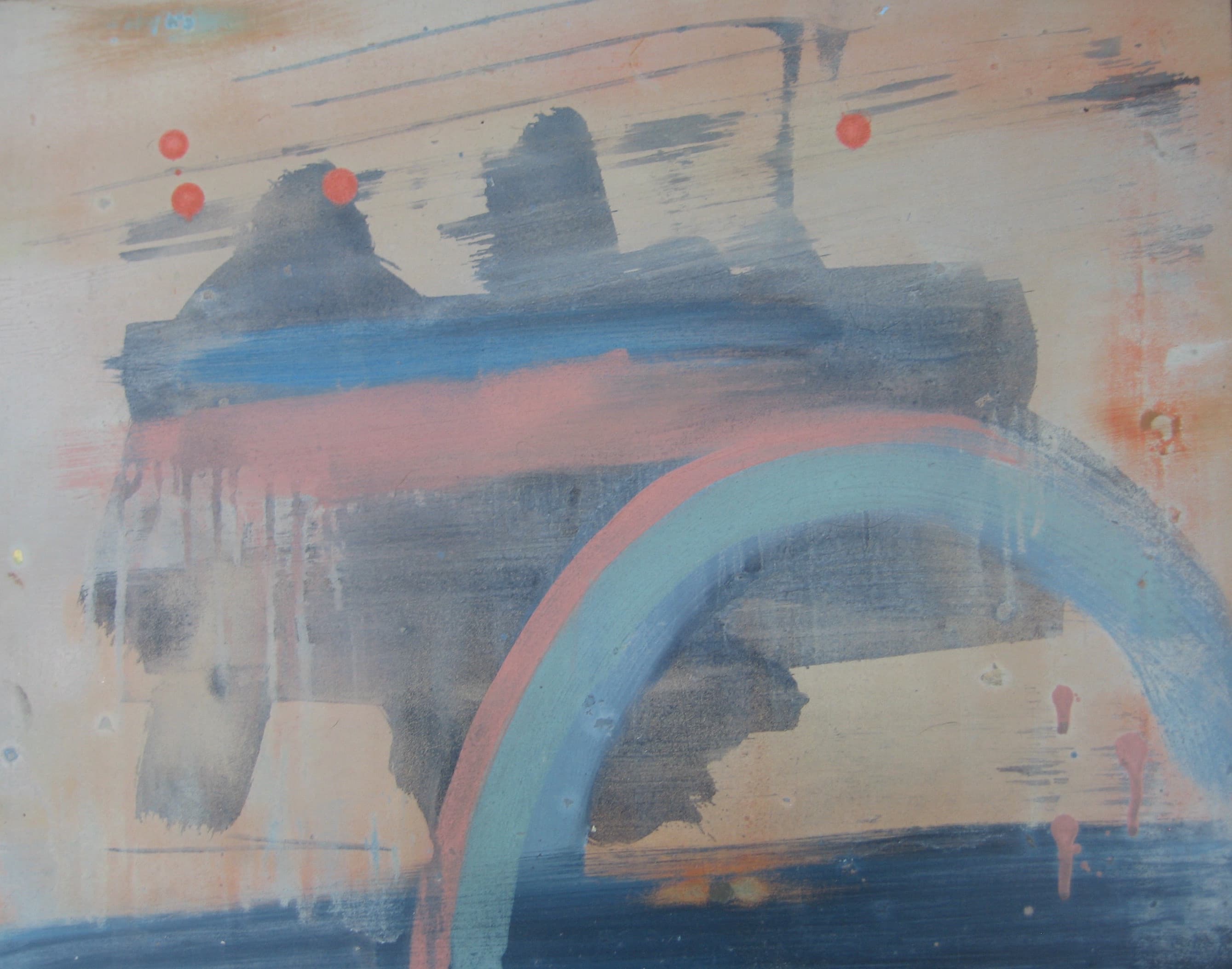 Drifting, 2017. Oil on board. 53x42cm. painting by John Fitzsimons
