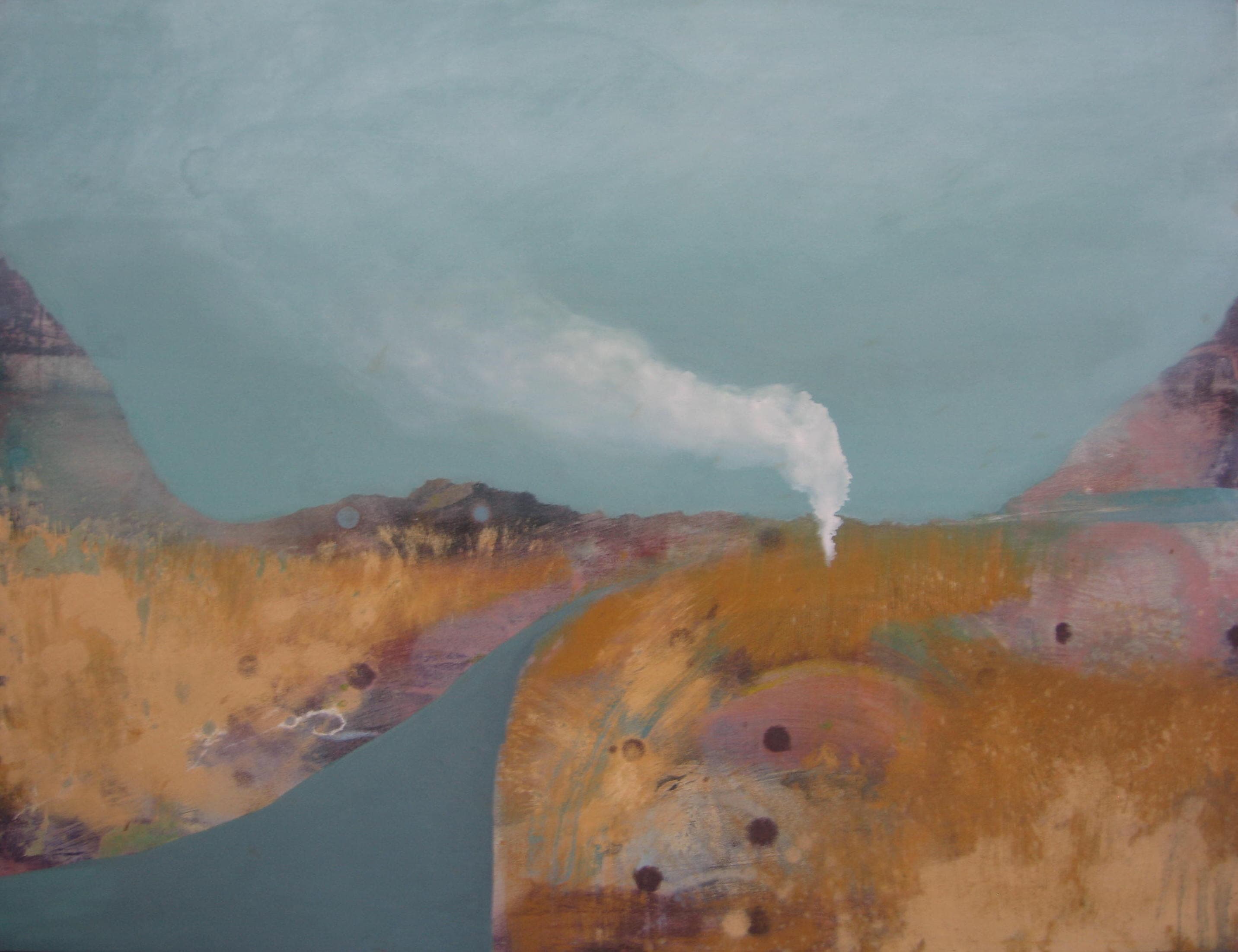 Tabula Rasa I, 2017. 72x55cm. painting by John Fitzsimons