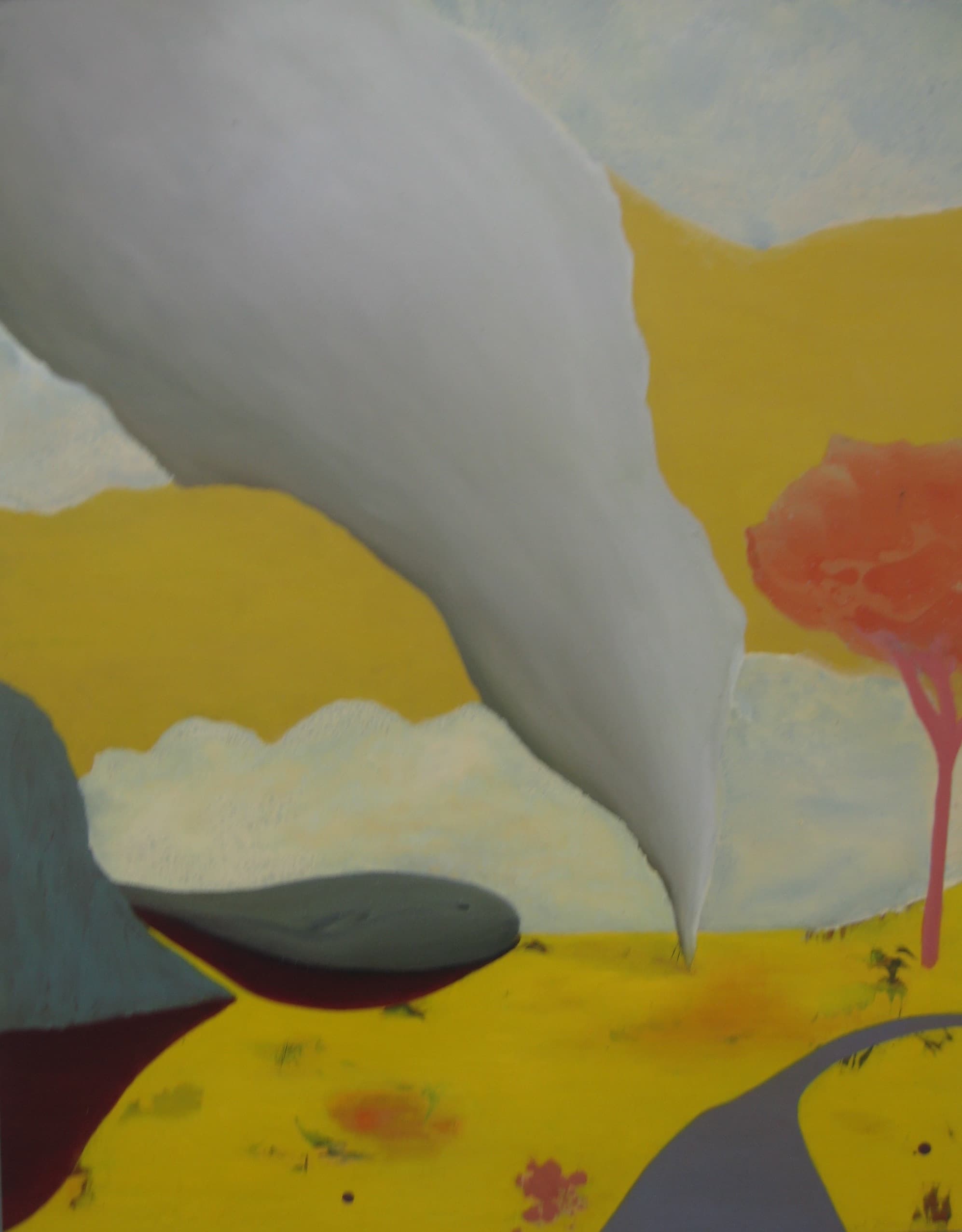 Tabula rasa, 2017. Oil on board. 120x95cm. painting by John Fitzsimons