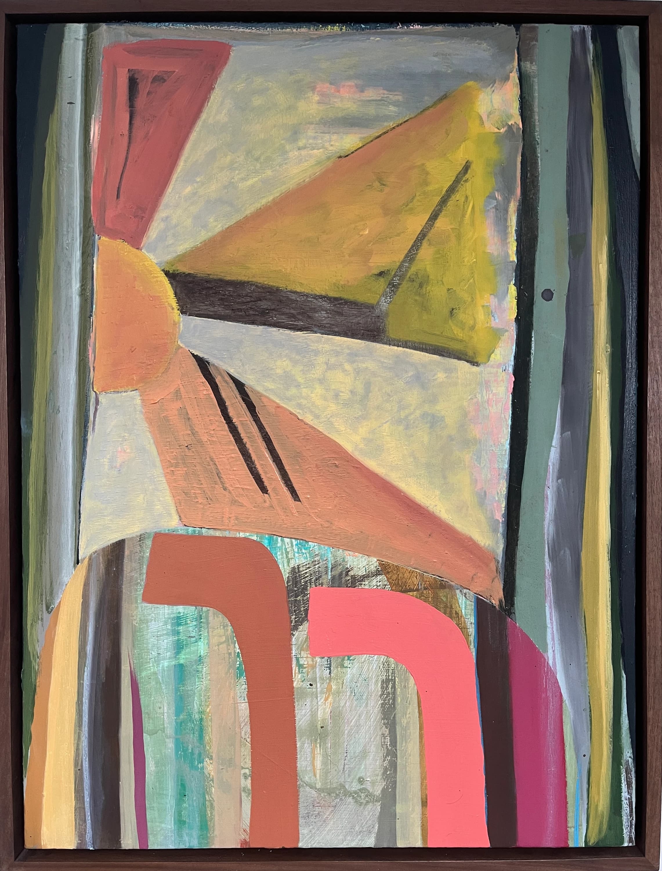 Sunrise, 2025. Oil and pigment on linen. 80x60cm. painting by John Fitzsimons