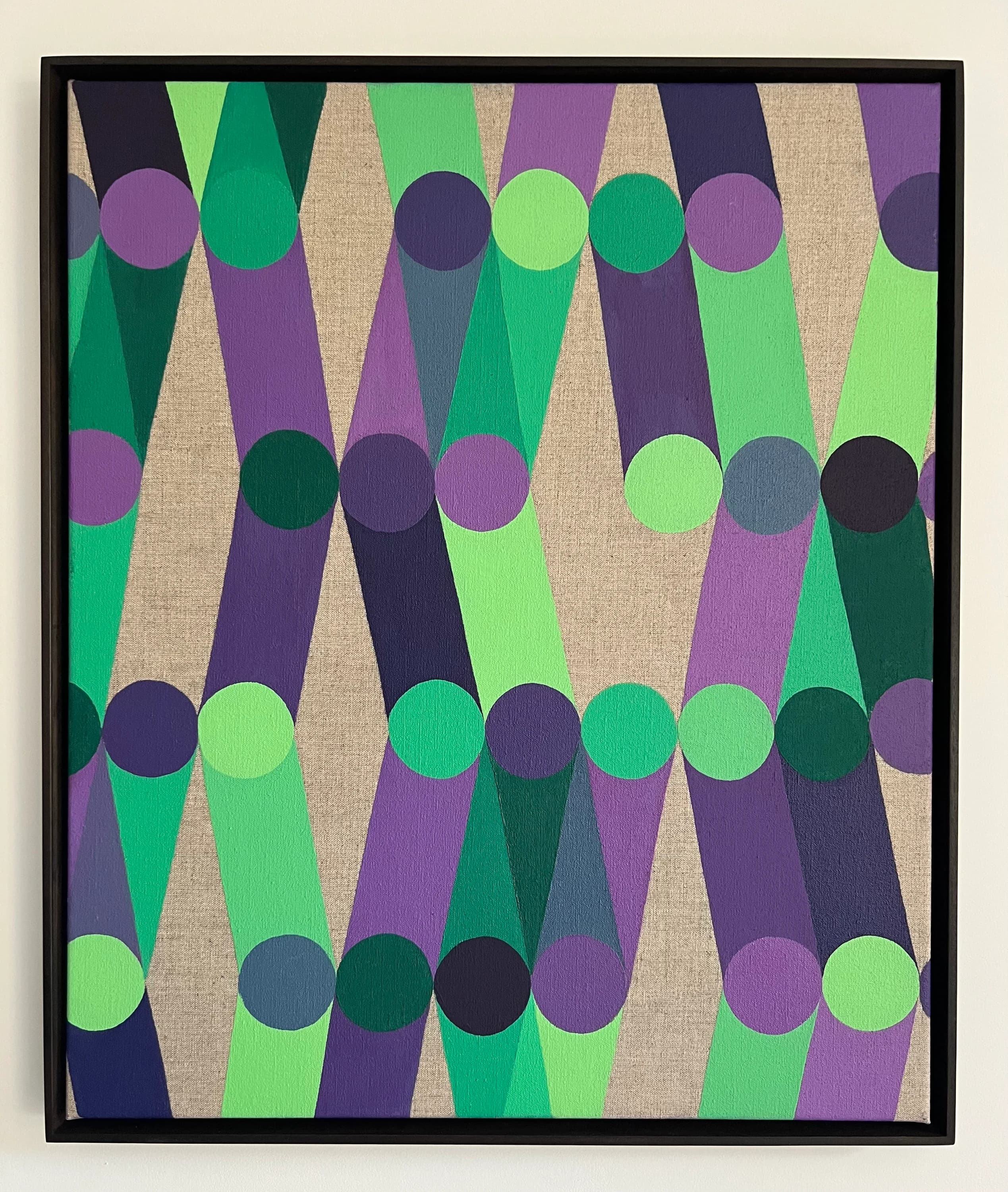Ever Advancing, 2023. Oil and pigment on linen. 50x60cm. painting by John Fitzsimons