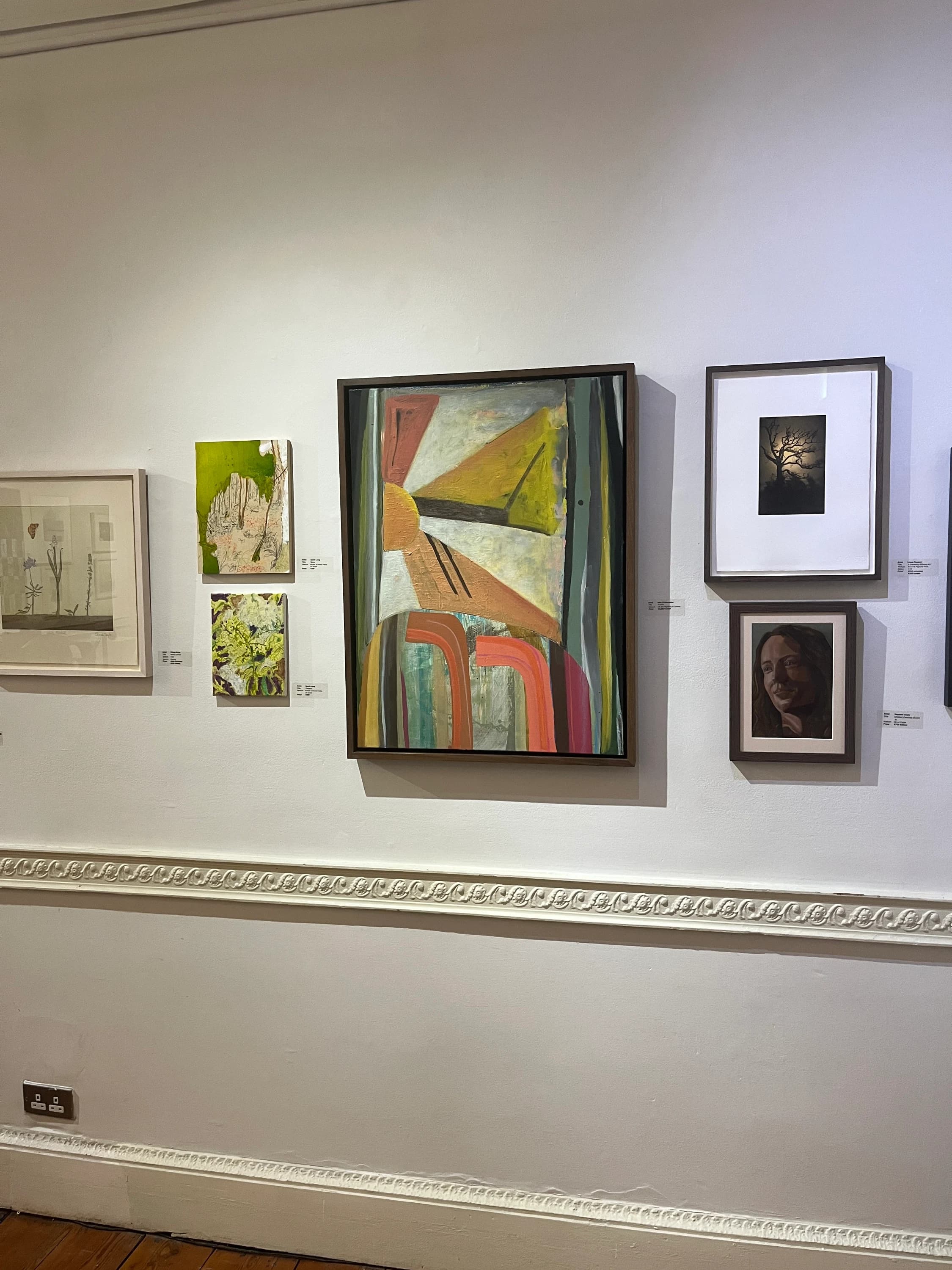 Group show at SO gallery, 2025. painting by John Fitzsimons