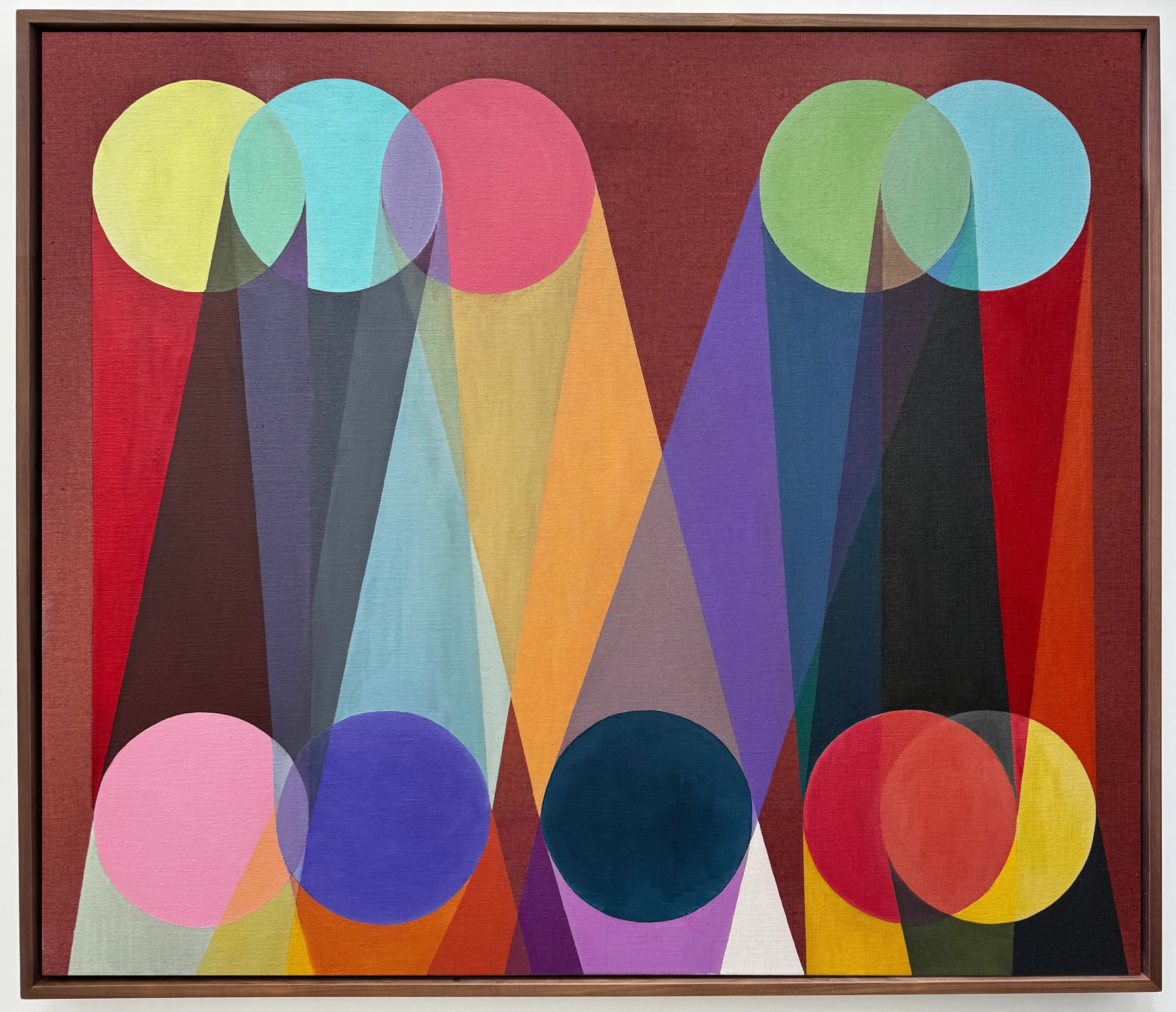 Quantum Entanglement, 2026. Oil and pigment on Linen. 107x92cm. painting by John Fitzsimons