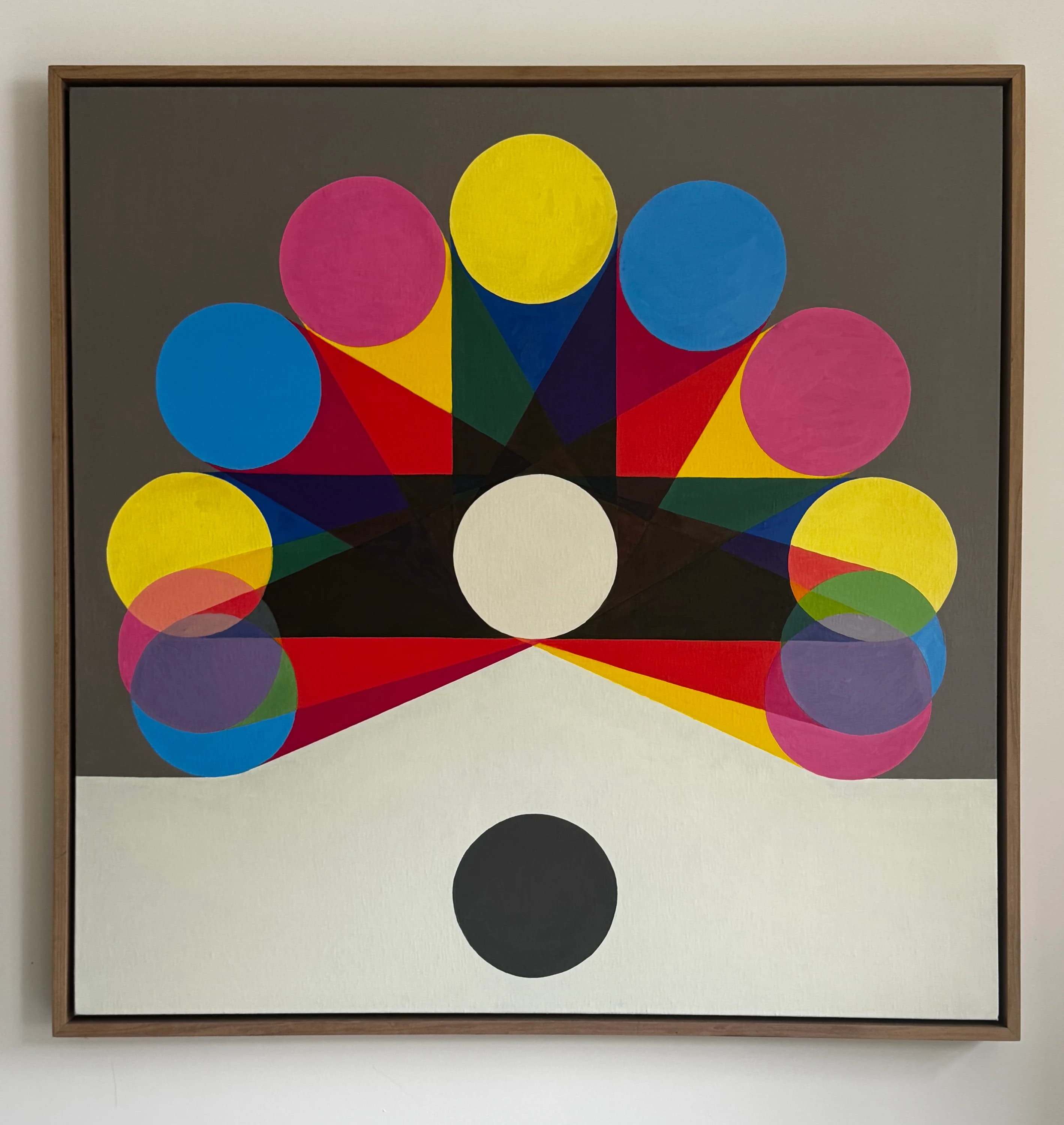 Refractor, 2026. Oil on linen. 92cm x 92cm. painting by John Fitzsimons