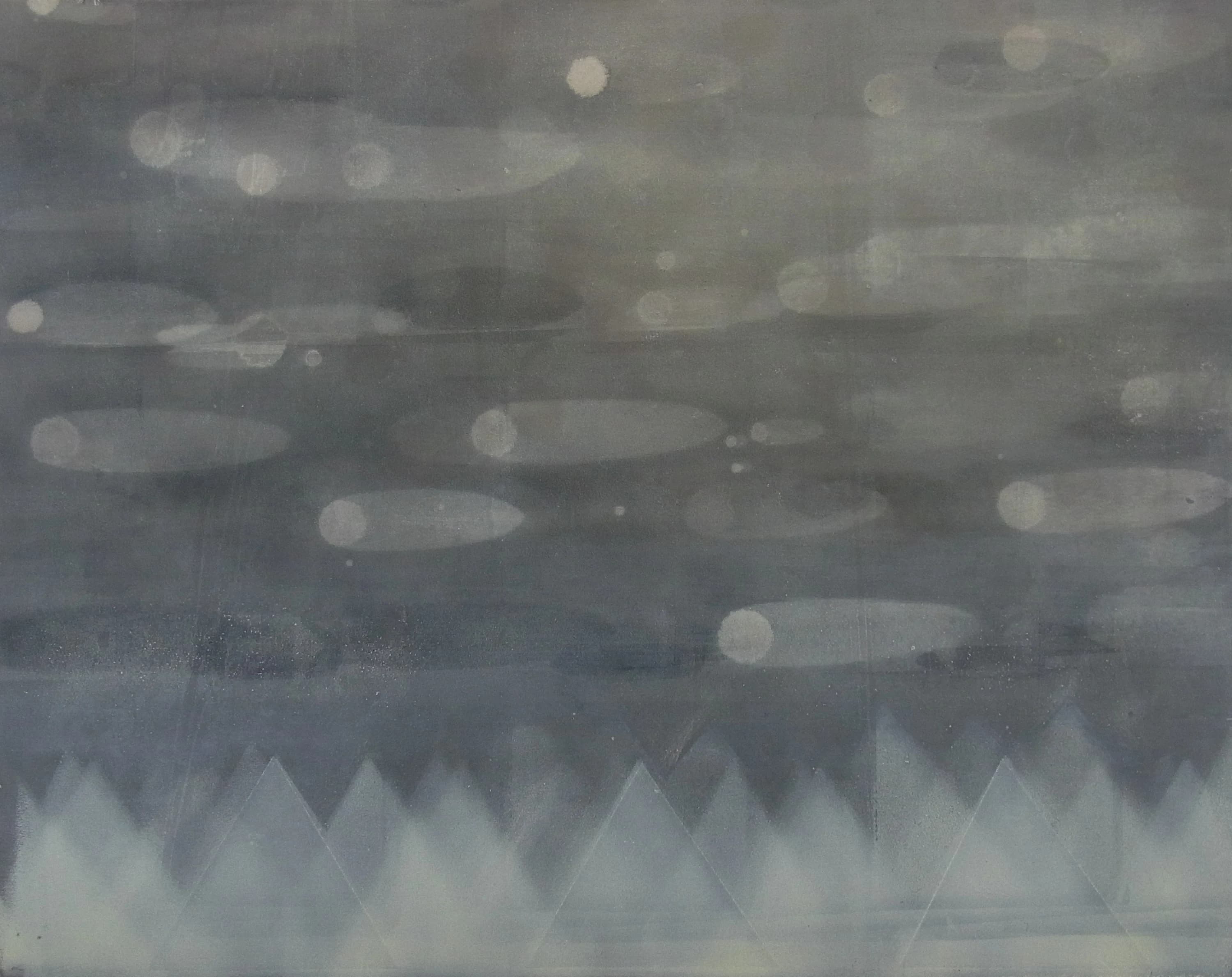 Remembering, 2014. Oil on board. 53x42cm. painting by John Fitzsimons