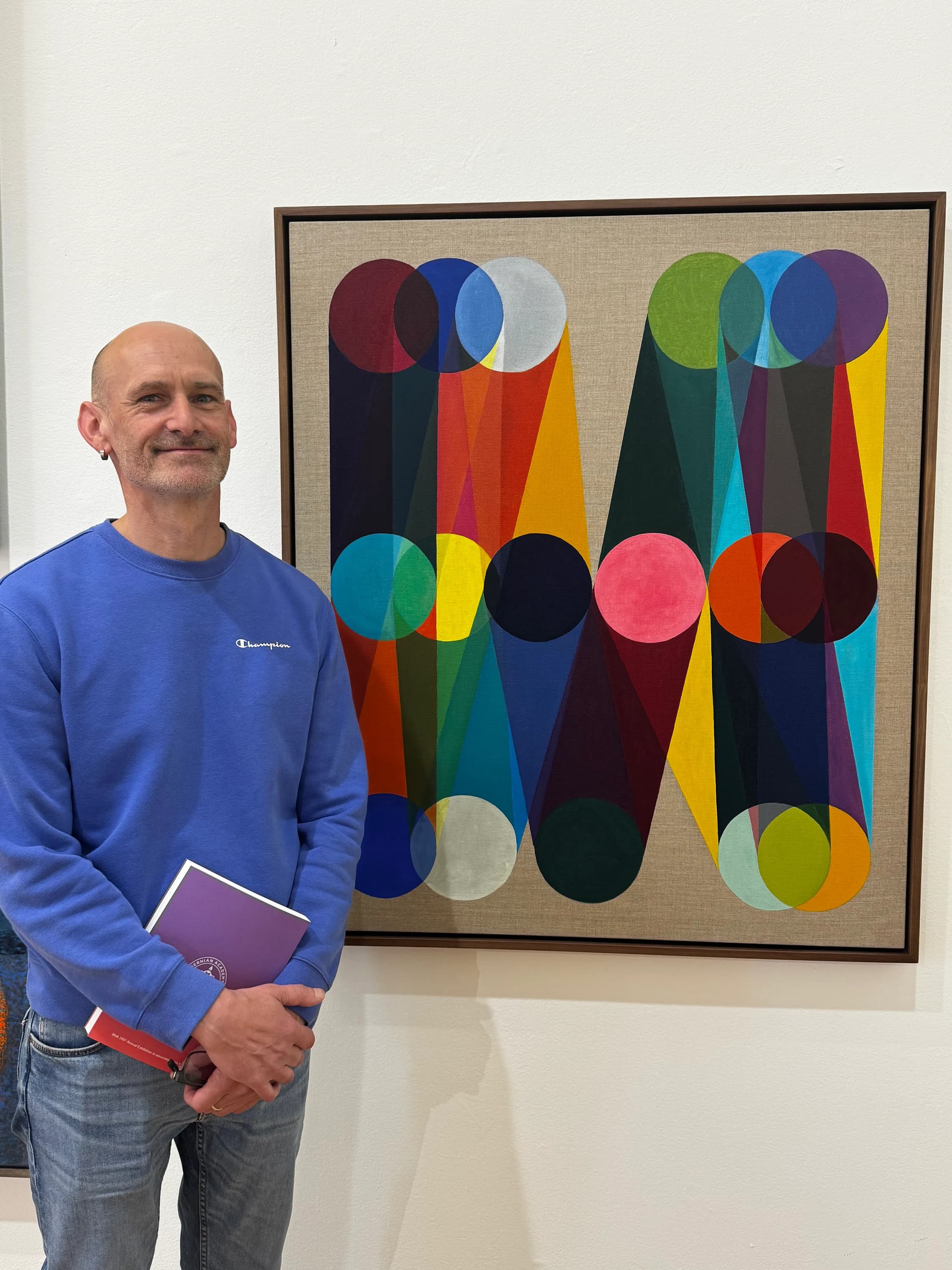 John Fitzsimons in the studio
